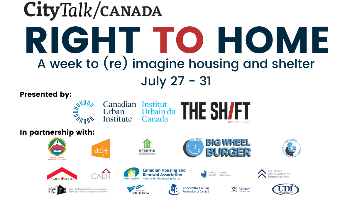 Right to Home: 16 national organizations partner to announce a week of virtual events engaging with housing, homelessness, human rights and COVID-19