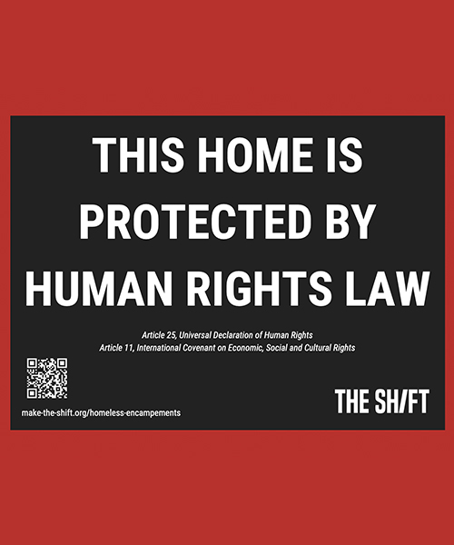Lawn Sign – This Home is Protected by Human Rights Law