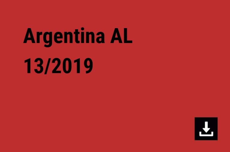 Argentina AL 13/2019