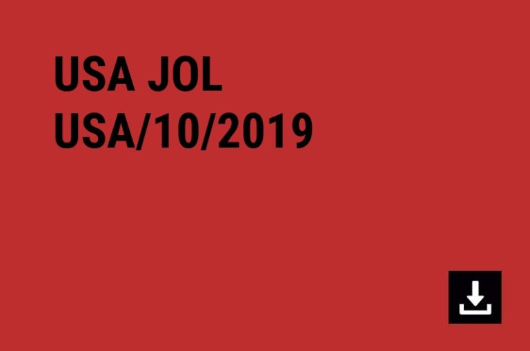 USA JOL USA/10/2019