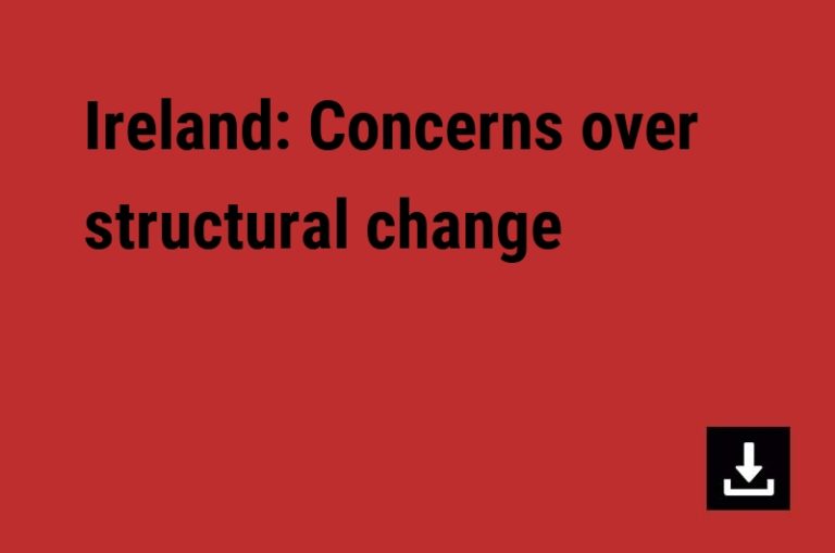 Ireland: Concerns over structural change