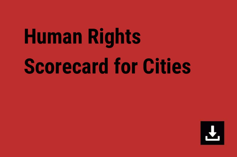 Human Rights Scorecard for Cities