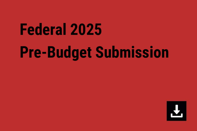 Federal 2025 Pre-Budget Submission